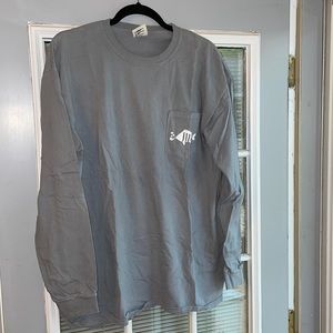 Sheepshead Comfort Colors Grey Long Sleeve TShirt